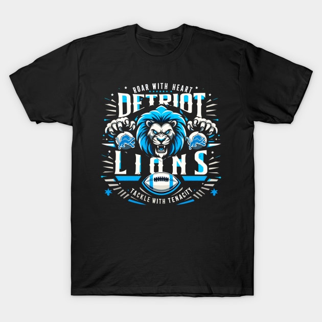 detriot lions T-Shirt by AOAOCreation